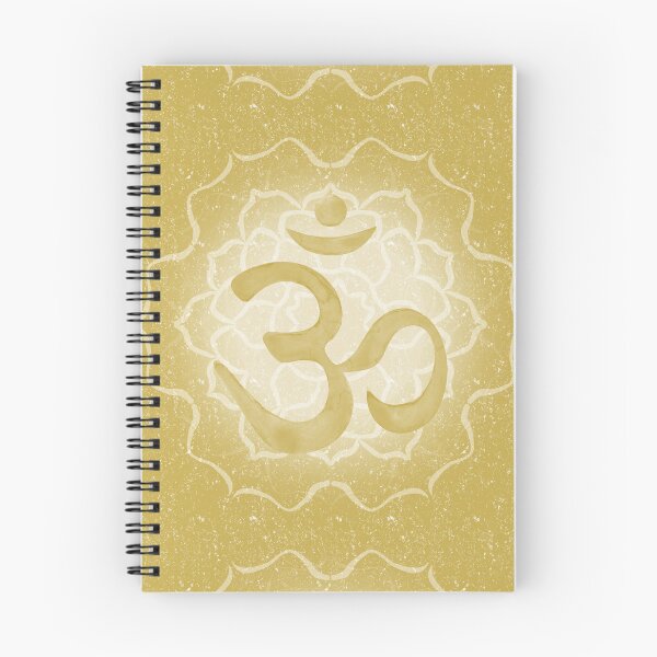 Item preview, OM Mandala Dark Watercolor Bija - Saffron designed and sold by Irene Estelle.