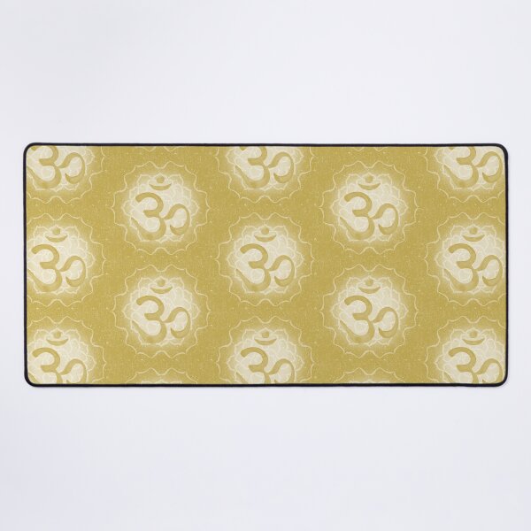 Item preview, OM Mandala Dark Watercolor Bija - Saffron designed and sold by Irene Estelle.