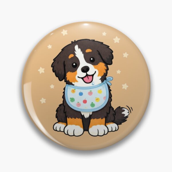 Item preview, Baby Bernese Mountain dog with a bib designed and sold by PawPurfect.
