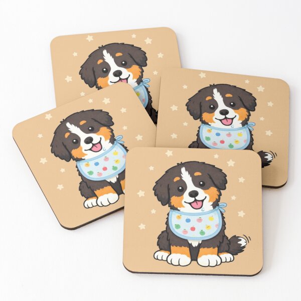 Item preview, Baby Bernese Mountain dog with a bib designed and sold by PawPurfect.