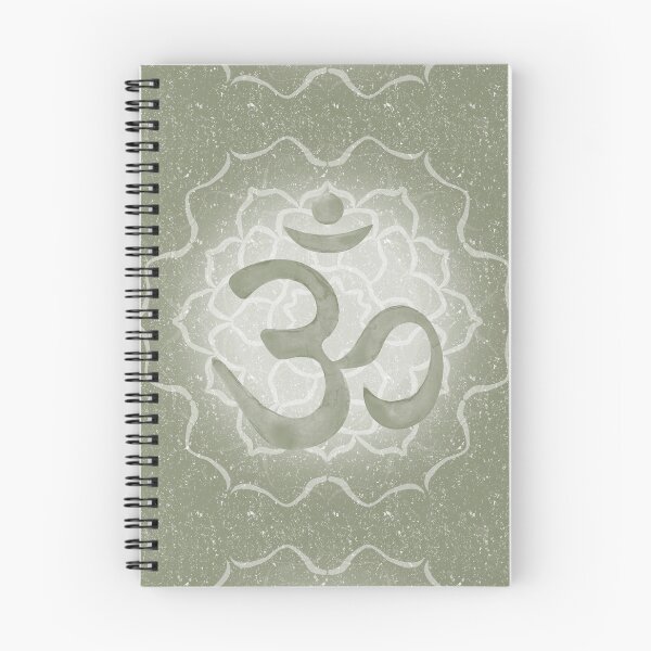 Item preview, OM Mandala Dark Watercolor Bija - Sage designed and sold by Irene Estelle.