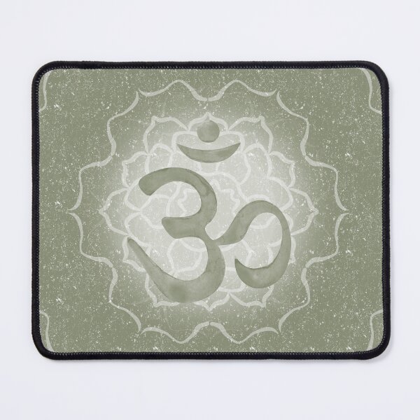 Item preview, OM Mandala Dark Watercolor Bija - Sage designed and sold by Irene Estelle.