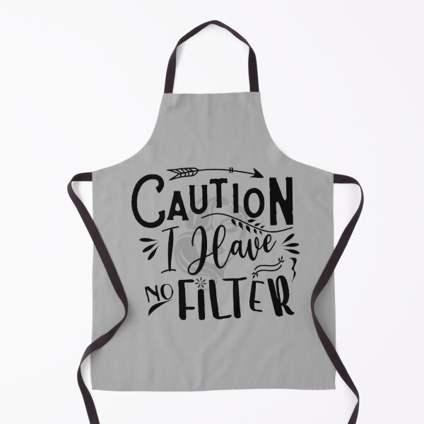 Item preview, Caution I Have No Filter – Funny Quote Typography Design designed and sold by hallwell.