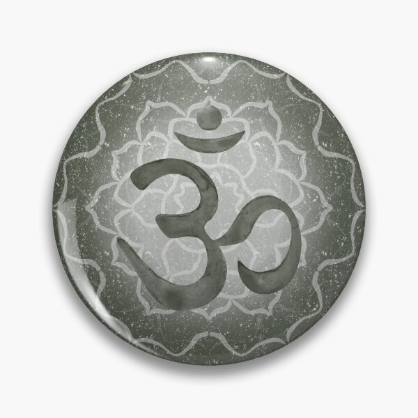 Item preview, OM Mandala Dark Watercolor Bija - Pine designed and sold by Irene Estelle.