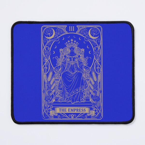 Item preview, The empress tarot style gold line art designed and sold by Wisnak SHOP.