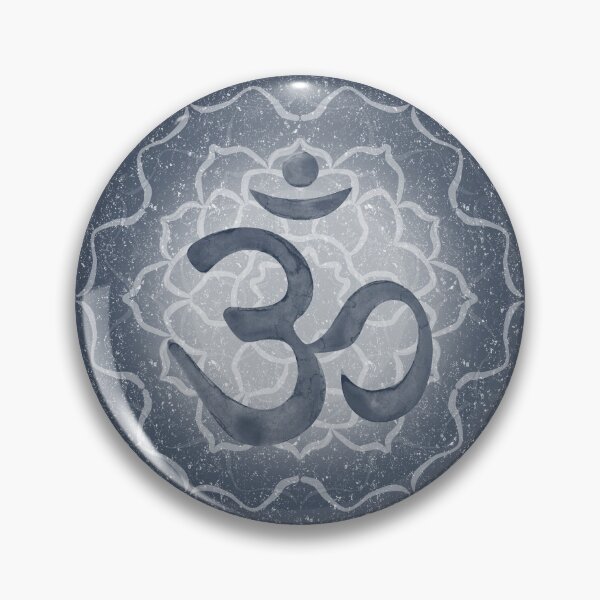 Item preview, OM Mandala Dark Watercolor Bija - Dusk designed and sold by Irene Estelle.