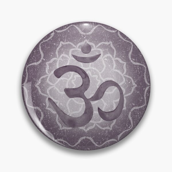 Item preview, OM Mandala Dark Watercolor Bija - Fig designed and sold by Irene Estelle.