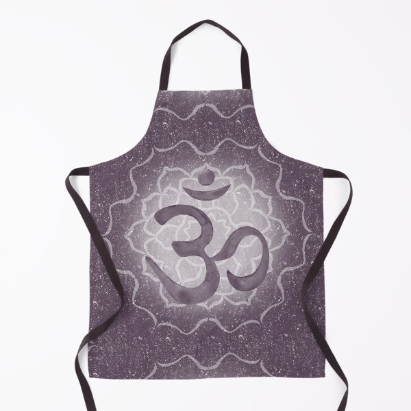 Item preview, OM Mandala Dark Watercolor Bija - Fig designed and sold by Irene Estelle.