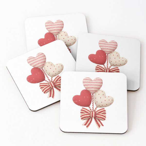 Item preview, Knitted Heart Bouquet – Cozy Valentine Illustration designed and sold by Nara8.