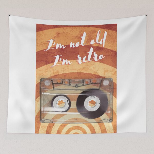Item preview, I'm not old I'm retro designed and sold by No socks.
