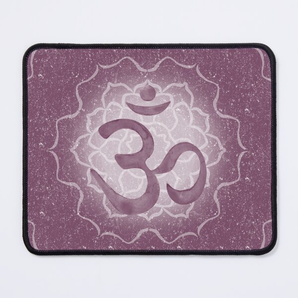 Item preview, OM Mandala Dark Watercolor Bija - Beet designed and sold by Irene Estelle.
