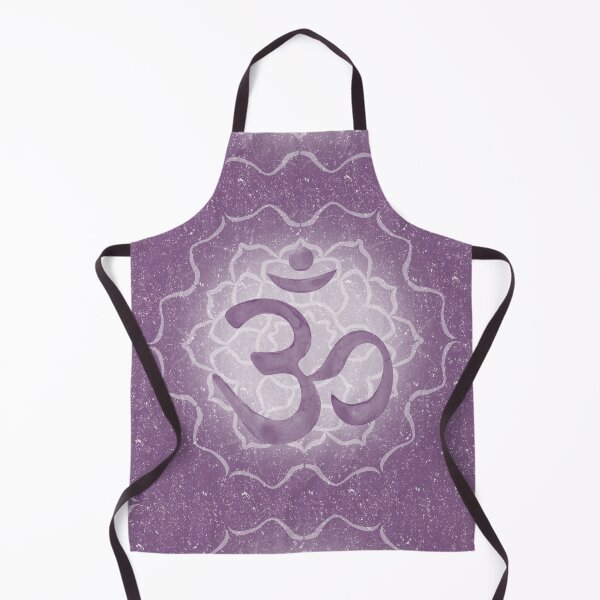 Item preview, OM Mandala Dark Watercolor Bija - Plum designed and sold by Irene Estelle.