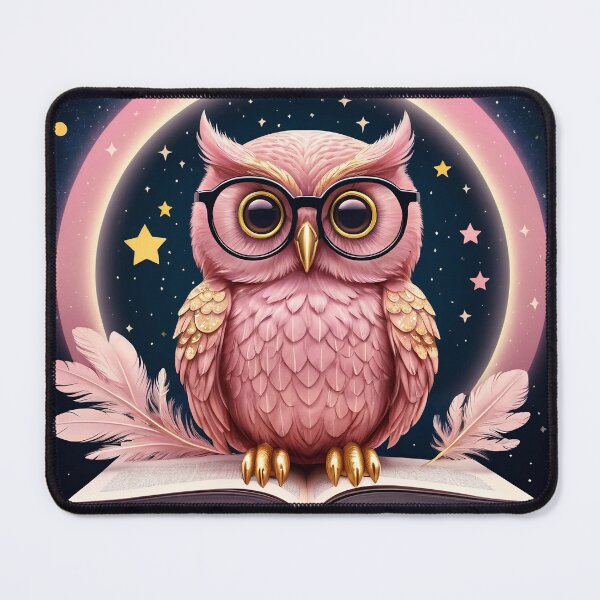 Item preview, Moonlit Wisdom: Pink Owl Magic designed and sold by designer02store.