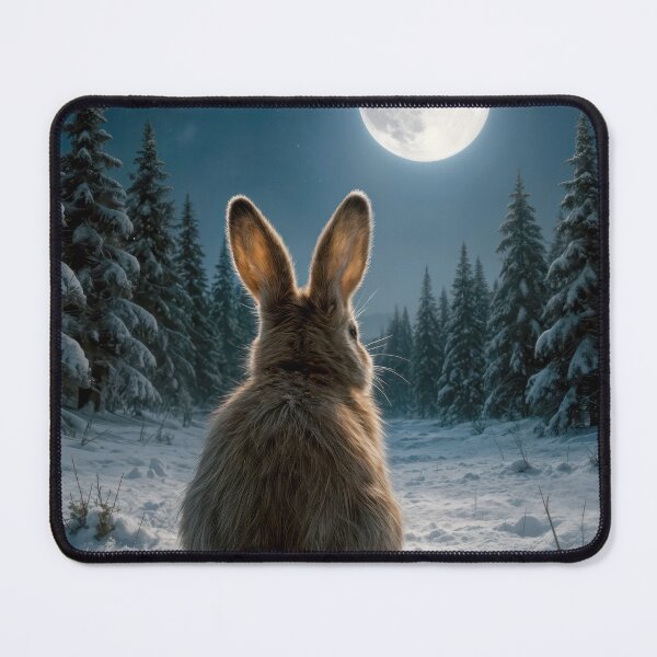 Item preview, Bunny in Winter Moonlight designed and sold by Maria Dryfhout.