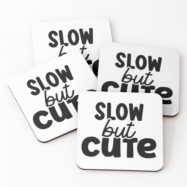 Item preview, Slow but cute Funny Car Decal Bumper Sticker designed and sold by MarcinJ84.