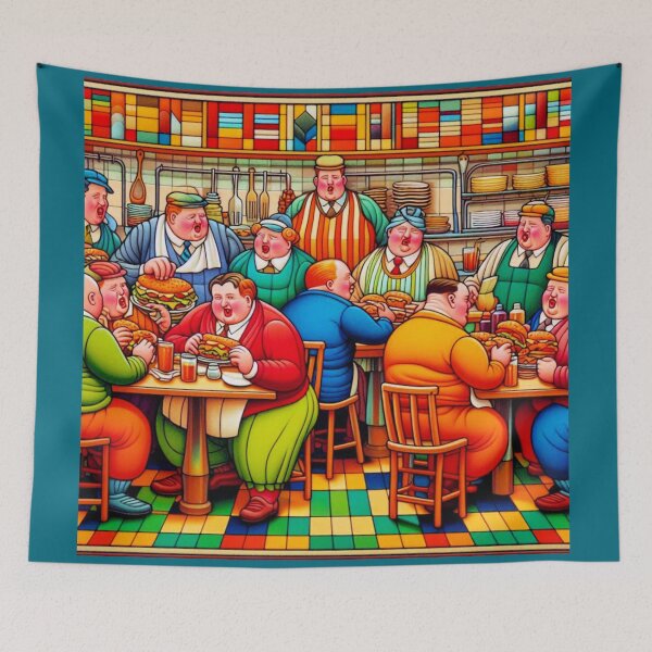 Item preview, The Feast of Color Diner designed and sold by daweave77.