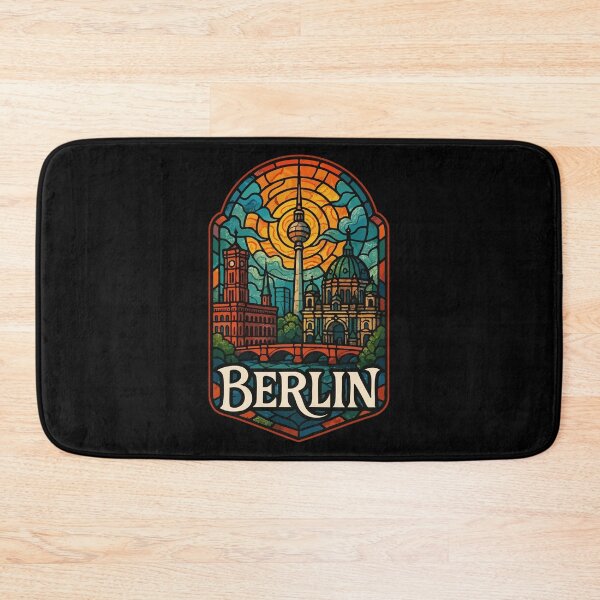 Item preview, Berlin Germany Retro Stained Glass designed and sold by TomFrontierArt.
