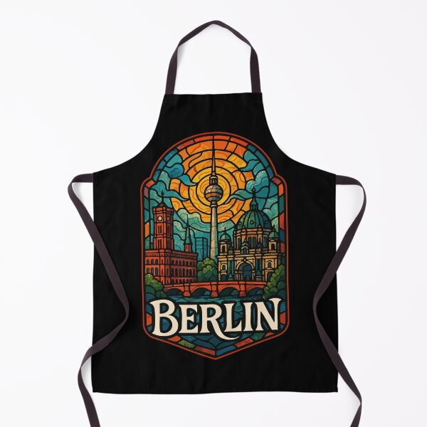 Item preview, Berlin Germany Retro Stained Glass designed and sold by TomFrontierArt.