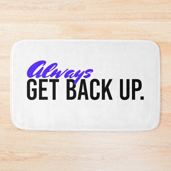 Item preview, Always Get Back Up - Ultramarine designed and sold by sillyjess.