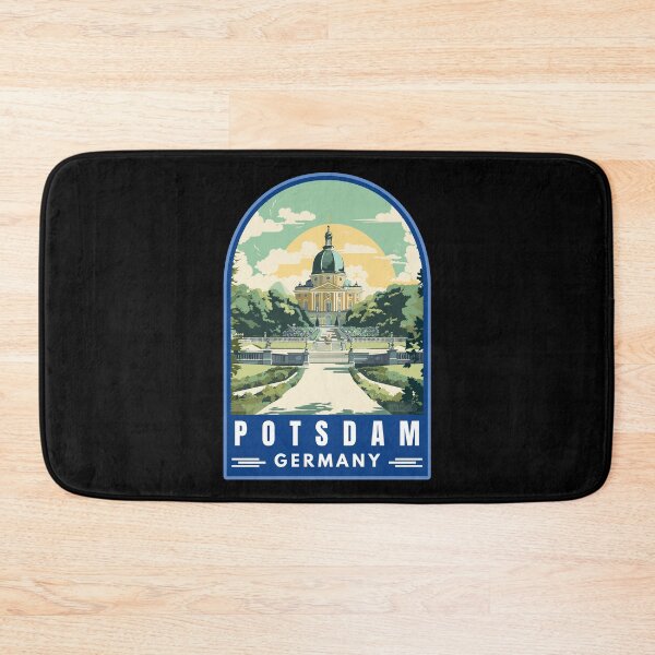 Item preview, Potsdam in Brandenburg Germany Retro Travel Art Emblem designed and sold by MaateoDesign.