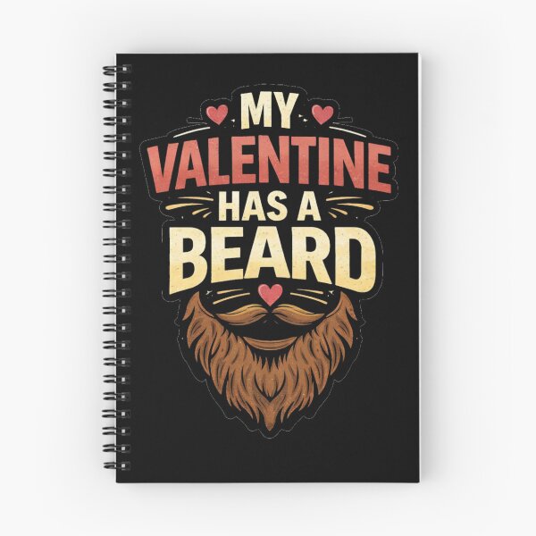 Item preview, My Valentine Has a Beard – Funny Beard Valentine Quote designed and sold by PunchDrop.