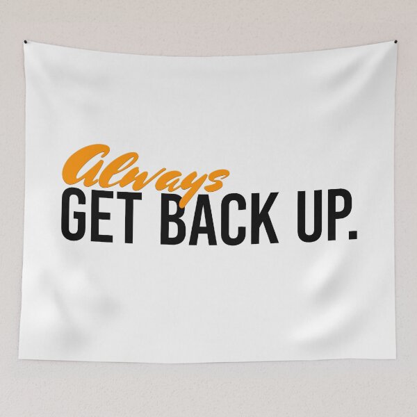 Item preview, Always Get Back Up - Pumpkin designed and sold by sillyjess.