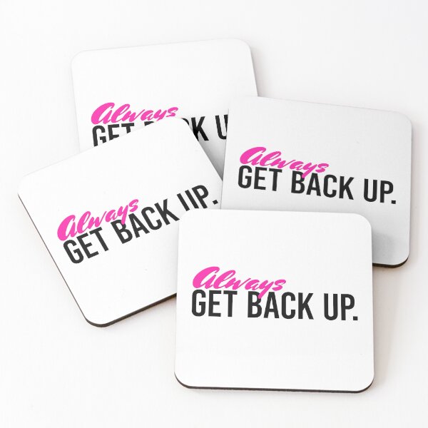Item preview, Always Get Back Up - Pink designed and sold by sillyjess.
