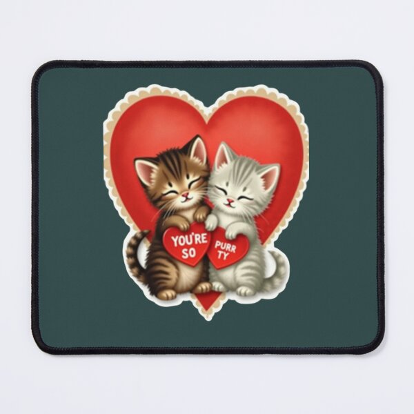 Item preview, Cute Kittens You Are So Purrty Valentine designed and sold by Splotchly.