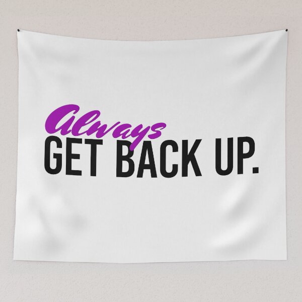 Item preview, Always Get Back Up - Violet designed and sold by sillyjess.