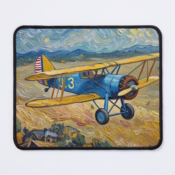 Item preview, Vintage propeller aircraft in flight designed and sold by sid1802.