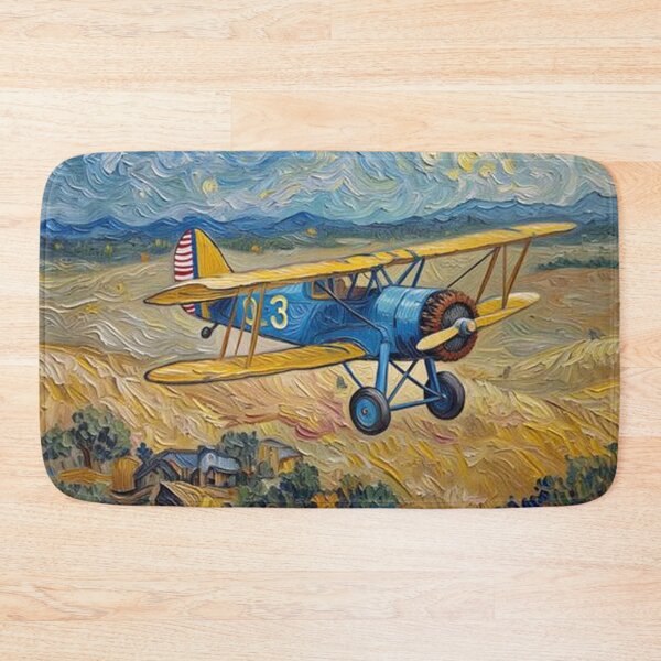 Item preview, Vintage propeller aircraft in flight designed and sold by sid1802.