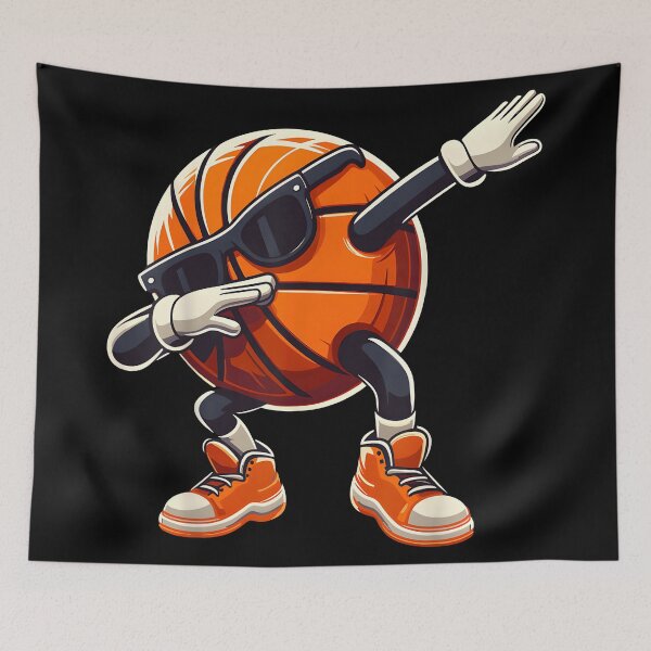 Item preview, Dabbing Basketball Ball with Sunglasses Funny Basketball designed and sold by CameronTheBro.