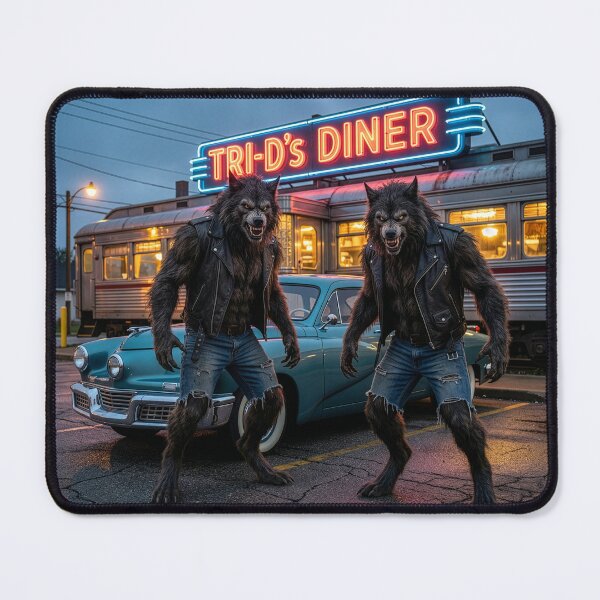 Item preview, Werewolves with Their Tucker Torpedo designed and sold by Tridentulus.