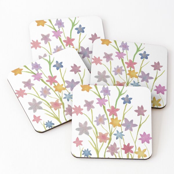 Item preview, watercolor wildflowers designed and sold by Doodle Duckie.