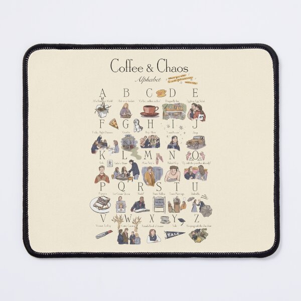 Item preview, Coffee and Alphabet designed and sold by Rozenta.