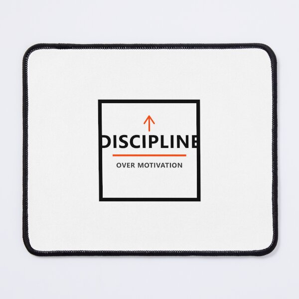 Item preview, Discipline Over Motivation - Minimalist Fitness & Gym Quot designed and sold by puresketchlab.