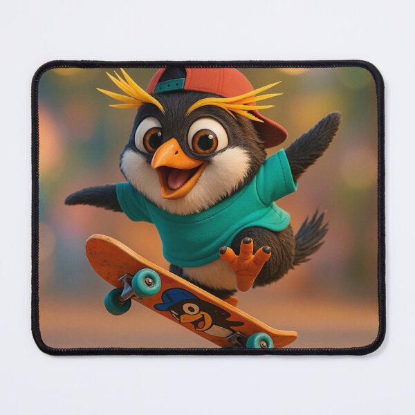 Item preview, Skater Macaroni Penguin designed and sold by Sillytoe.
