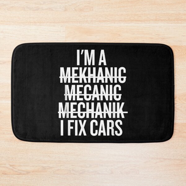 Item preview, I'm a Mekhanic Mecanic Mechanik I Fix Cars Funny Mechanic designed and sold by CameronTheBro.