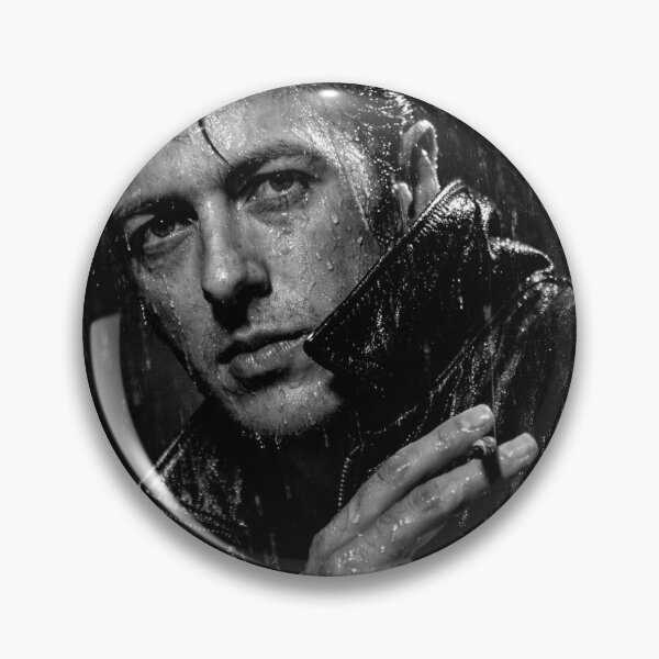 Item preview, Joe Strummer – Rain-Soaked Rebel | Cinematic Black and White Portrait designed and sold by Pokah79.