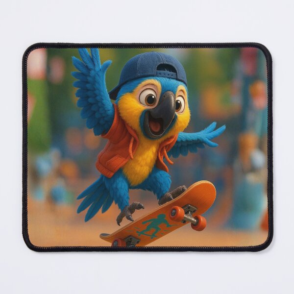 Item preview, Skater Macaw designed and sold by Sillytoe.