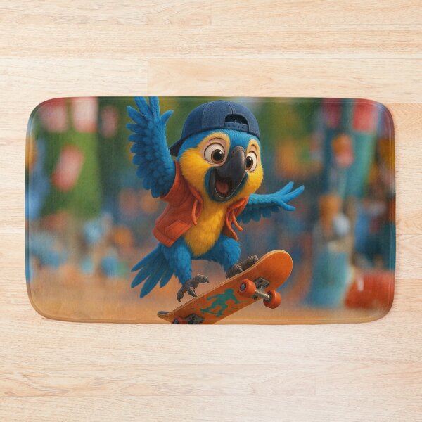 Item preview, Skater Macaw designed and sold by Sillytoe.