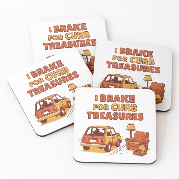 Item preview, I Brake For Curb Treasures SHIRT designed and sold by Everyday Epics.