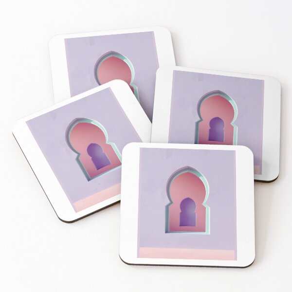 Item preview, Dreamy Moorish Window Pastel Art  designed and sold by ​VibeCanvas Studio.