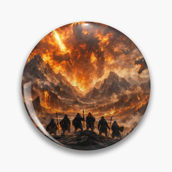 Item preview, Ragnarok – Epic Norse Apocalypse Landscape designed and sold by NorseDrip.