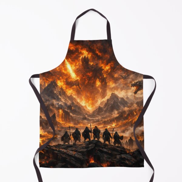 Item preview, Ragnarok – Epic Norse Apocalypse Landscape designed and sold by NorseDrip.