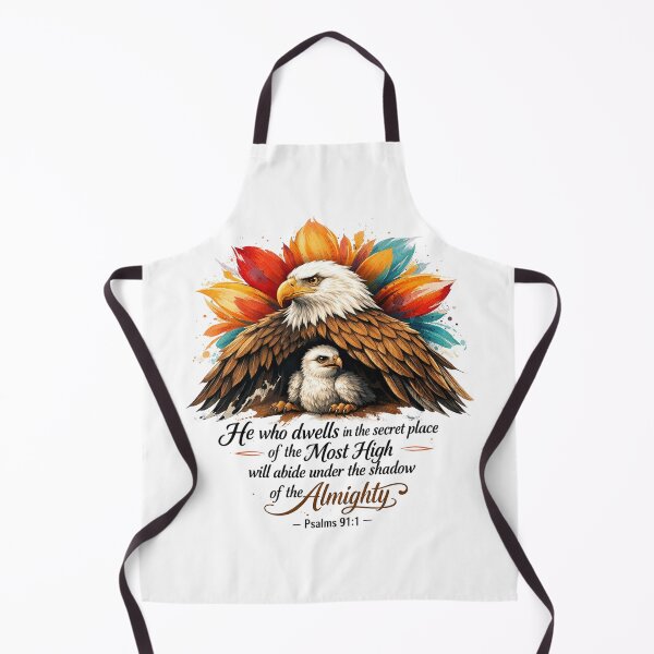 Item preview, Under the Shadow of the Almighty - Eagle and Eaglet Watercolor Graphic designed and sold by Faithloveshop.
