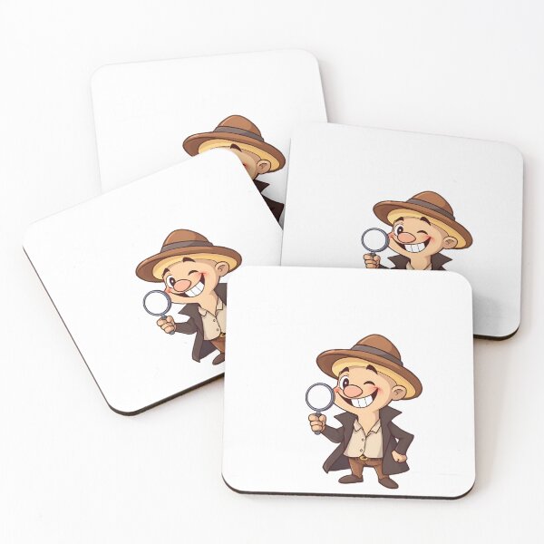 Item preview, Cartoon Detective Shady Business Investigator designed and sold by LowBattery Social Club.