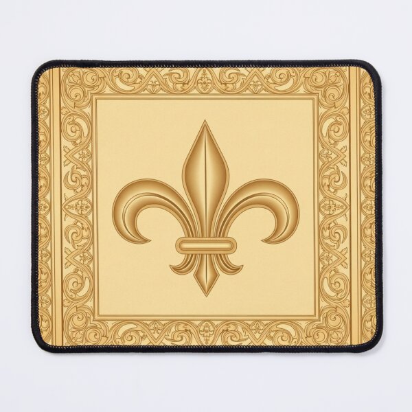 Item preview, Ornamental Golden Frame with Fleur de Lis designed and sold by ProjectNoah.