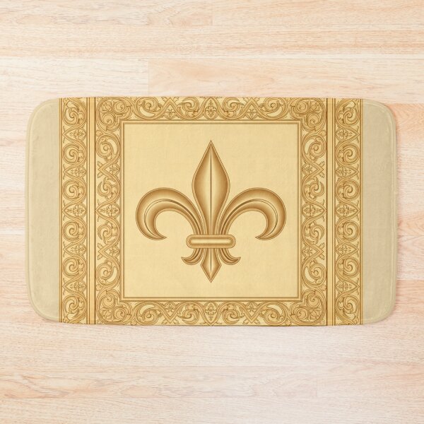 Item preview, Ornamental Golden Frame with Fleur de Lis designed and sold by ProjectNoah.