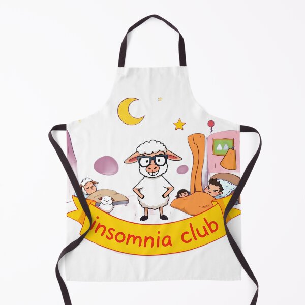 Item preview, Insomnia Club Counting Sheep Funny Sleep Art designed and sold by LowBattery Social Club.